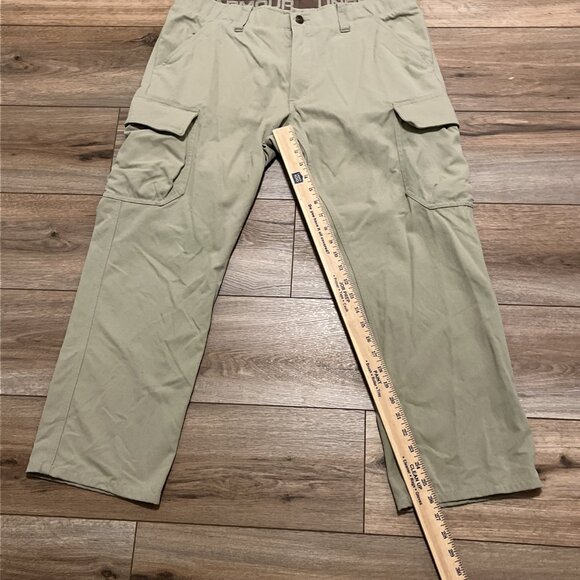 Men's Under Armour UA Cargo Pants 36x30 Beige Nylon Lightweight Casual Outdoor - Picture 5 of 11